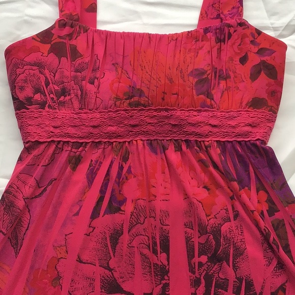 Sublimated Floral Tank Dress - Picture 7 of 8